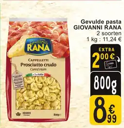 Cora Gevulde pasta giovanni rana aanbieding