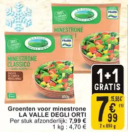 Cora Groenten voor minestrone la valle degli orti aanbieding