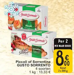 Cora Piccoli of sorrentina gusto sorrento aanbieding