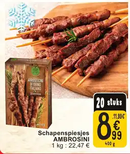 Cora Schapenspiesjes ambrosini aanbieding