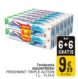 Cora Tandpasta aquafresh aanbieding