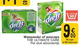 Cora Waspoeder of wascaps aanbieding