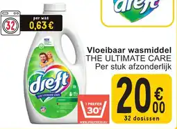 Cora Vloeibaar wasmiddel aanbieding