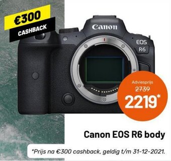 Kamera Express Canon EOS R6 body aanbieding