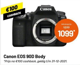 Kamera Express Canon EOS 90D Body aanbieding