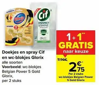 Wc-blokjes belgian power 5 gold glorix