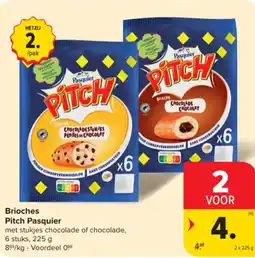 Carrefour Market Brioches Pitch Pasquier aanbieding