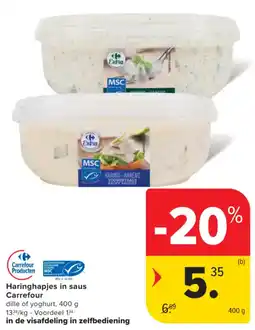 Carrefour Market Haringhapjes in Saus Carrefour aanbieding