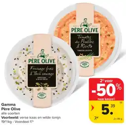 Carrefour Market Gamma Père Olive aanbieding
