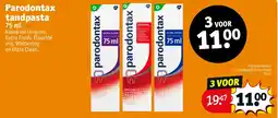 Kruidvat Parodontax tandpasta aanbieding