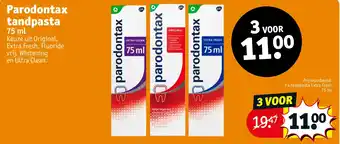 Kruidvat Parodontax tandpasta aanbieding