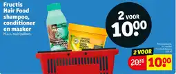 Kruidvat Fructis Hair Food shampoo, conditioner en masker aanbieding