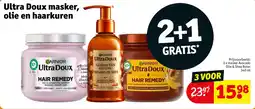 Kruidvat Ultra Doux masker, olie en haarkuren aanbieding