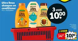 Kruidvat Ultra Doux shampoo en conditioner aanbieding