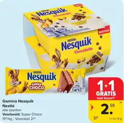 Carrefour Market Gamma Nesquik Nestlé aanbieding
