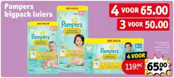Kruidvat Pampers bigpack luiers aanbieding