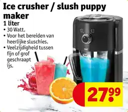 Kruidvat Ice crusher / slush puppy maker aanbieding