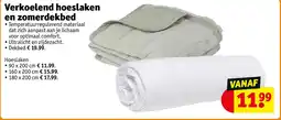 Kruidvat Verkoelend hoeslaken en zomerdekbed aanbieding