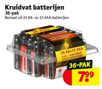 Kruidvat Kruidvat batterijen aanbieding