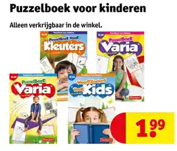 Kruidvat Puzzelboek voor kinderen aanbieding