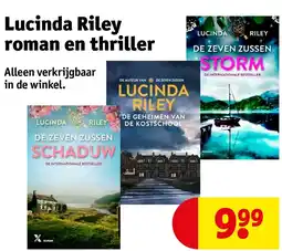 Kruidvat Lucinda Riley roman en thriller aanbieding