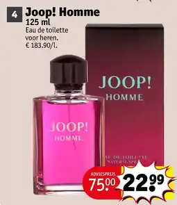 Kruidvat Joop! Homme aanbieding