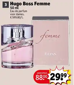 Kruidvat Hugo Boss Femme aanbieding