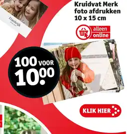 Kruidvat Kruidvat Merk foto afdrukken 10 x 15 cm aanbieding