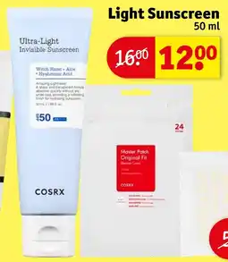 Kruidvat Light Sunscreen 50 ml aanbieding