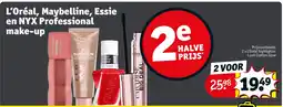 Kruidvat L’Oréal, Maybelline, Essie en NYX Professional make-up aanbieding