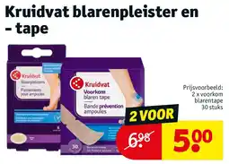 Kruidvat Kruidvat blarenpleister en - tape aanbieding