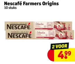 Kruidvat Nescafé Farmers Origins aanbieding