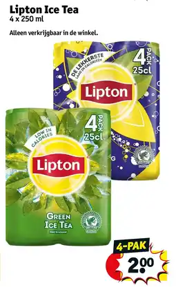 Kruidvat Lipton Ice Tea aanbieding