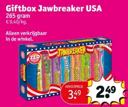 Kruidvat Giftbox Jawbreaker USA aanbieding