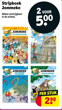 Kruidvat Stripboek Jommeke aanbieding
