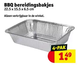 Kruidvat BBQ bereidingsbakjes aanbieding