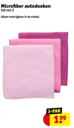 Kruidvat Microfiber autodoeken aanbieding