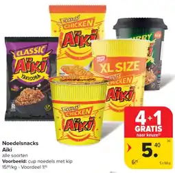 Carrefour Market Noedelsnacks Aïki aanbieding
