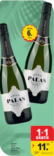 Carrefour Market Spanje Cava Gran Palas Reserva aanbieding