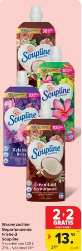 Carrefour Market Wasverzachter Geparfumeerde Frisheid Soupline aanbieding