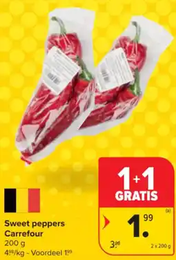 Carrefour Market Sweet peppers Carrefour aanbieding