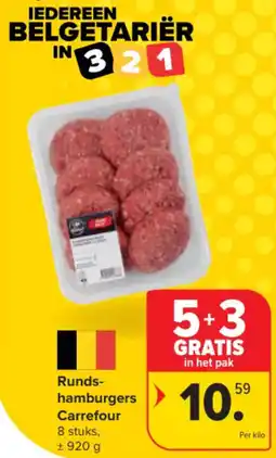 Carrefour Market Rundshamburgers Carrefour aanbieding