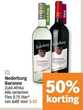 Nederburg baronne zuid-afrika