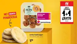 Jumbo Jumbo falafel vegan verpakking 200 gram aanbieding