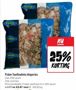 Jumbo Fisker Seafoodmix diepvries aanbieding