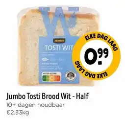 Jumbo Jumbo Tosti Brood Wit - Half aanbieding