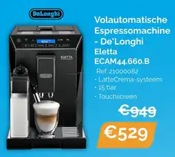 Krëfel Volautomatische Espressomachine De'Longhi Eletta ECAM44.660.B aanbieding