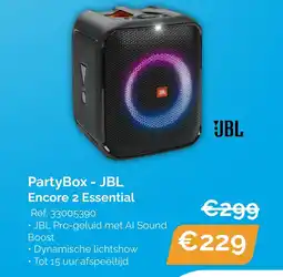 Krëfel PartyBox JBL Encore 2 Essential aanbieding