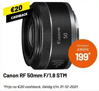 Kamera Express Canon RF 50mm F/1.8 STM aanbieding