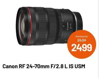 Kamera Express Canon RF 24-70mm F/2.8 L IS USM aanbieding